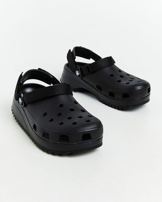 Crocs Classic Hiker Clogs (All Black)